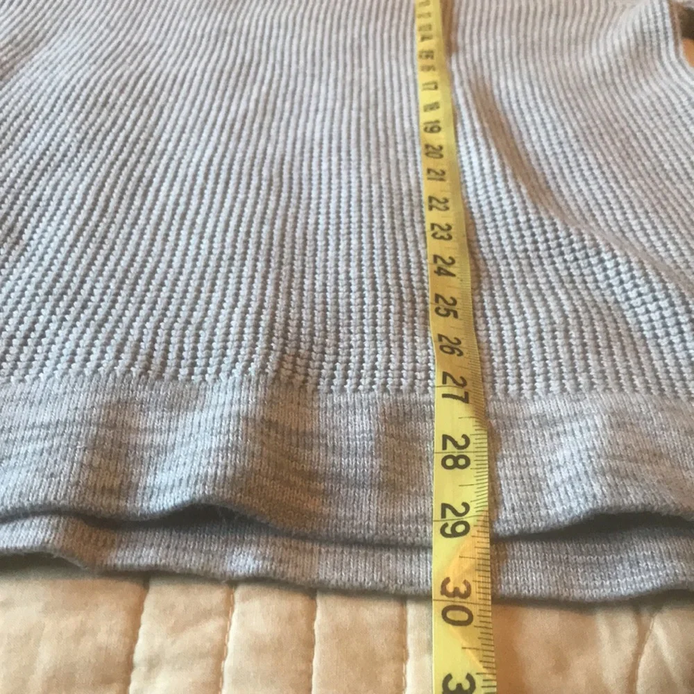 Calvin Klein Gray Quarter Zip Sweater Size Large